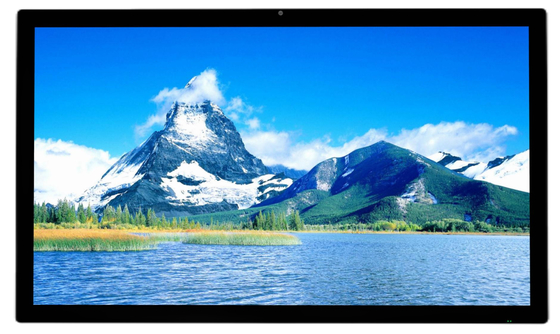 Tabla LCD capacitiva con toque táctil de 65 pulgadas 4K 3840*2160 Monitor de vidrio templado anti-reflejo Sin sistema para TV Centro comercial de la escuela