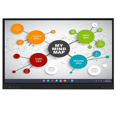 4K Resolución 86 pulgadas Led Smart Board Todo en un ordenador interactivo pantalla de panel plano para reuniones y enseñanza