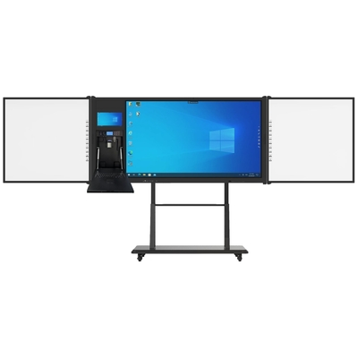 Todos en uno tablero interactivo con panel de grado AG tableros laterales grabables con resolución Ultra HD
