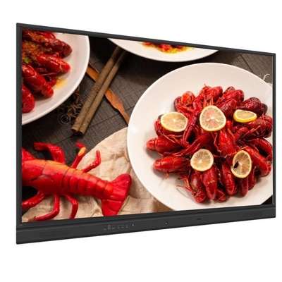 65 pulgadas Panel táctil interactivo Pantalla con Android 11/13 Sistema 20 Toque Computadora portátil conectada para la enseñanza