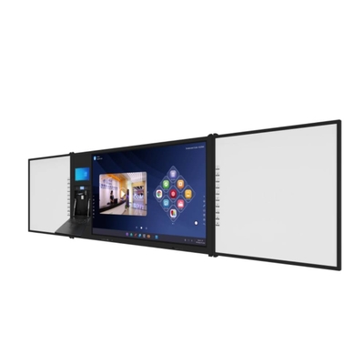 Tabla negra inteligente 86 98 pulgadas PC inteligente panel Android todo en uno escáner de documentos cámara MIc Wifi Bluetooth incorporado