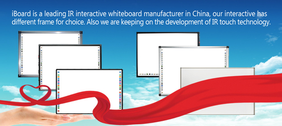 2025 Precio de fábrica Infrarrojo Toque Interactivo Tablero Blanco Con Escritura de Pluma / 10-Puntos Multi-Touch Tablero Blanco para la escuela