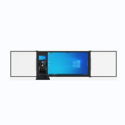 75 pulgadas bloqueable Recoordable Interconectado Blackboard Recordable Portátil Smart Whiteboard Interactivo Display de panel plano todo en uno