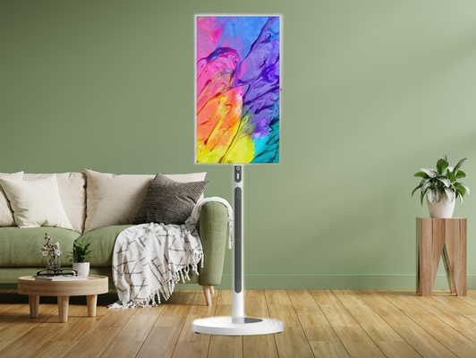 iBoard Televisión portátil móvil de 32 pulgadas Android 13 pantalla táctil con batería Televisores inteligentes portátiles interactivos