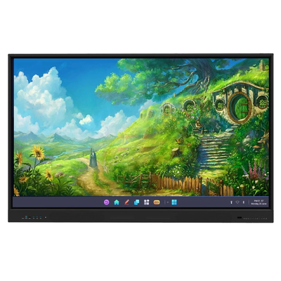 Educación de aprendizaje colaborativo Display interactivo de panel plano con soporte de sensores de luz Velocidad del cursor 100 puntos/s