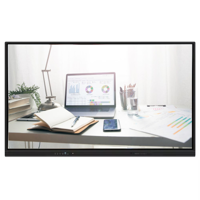 75 pulgadas 4K Interactivo Smart Whiteboard Multi Touch Screen Interactivo Panel plano para la Conferencia de reuniones de enseñanza escolar