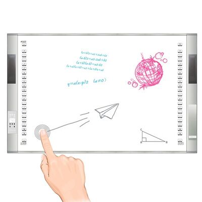 Tabla blanca interactiva Iboard con tecnología táctil infrarroja, reconocimiento de gestos y recursos educativos integrados