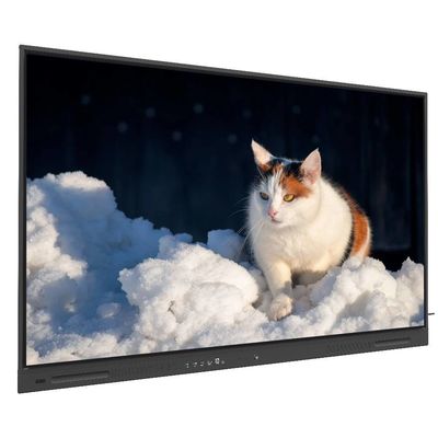 IR Interactivo Tablero blanco 450 nits 86 pulgadas Android 14 Toque Wifi VGA DP USB Recursos en la nube Smart TV Monitor Para uso en la oficina de la universidad