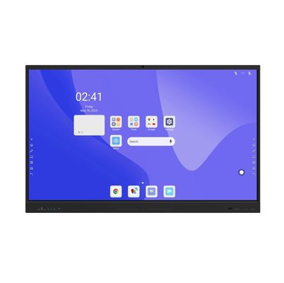Nuevo producto de diseño 4k 65 75 85 96 110 pulgadas pantalla táctil software multilingüe LCD Smart Board Android tablero interactivo para canal socio