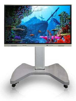 Monitor de pantalla táctil motorizada ajustable en altura Interactivo Smart Board Utilice soporte móvil electrónico de buena calidad soporte flexible
