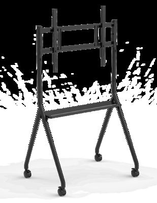 Nuevo soporte interactivo para pizarra blanca, móvil, para TV de 42 a 75 pulgadas, elevación de monitor, soporte móvil, capacidad máxima 60 kg, ruedas potentes, fácil de mover para soporte móvil de pizarra blanca interactiva