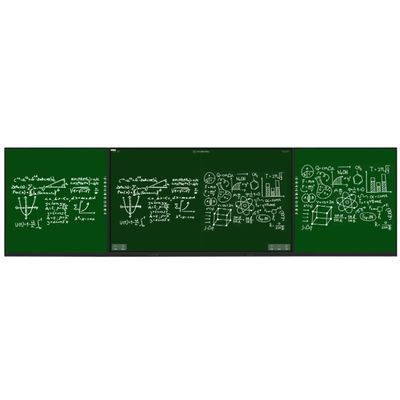 Pizarras interactivas digitales todo en uno de 98 pulgadas, pizarras laterales con pizarras inteligentes para la escuela