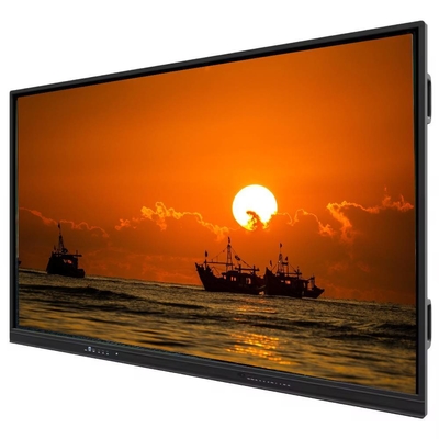 Precio de fábrica 4k 65 75 85 96 110 pulgadas pantalla táctil multilingüe software LCD Smart Board Android tablero interactivo