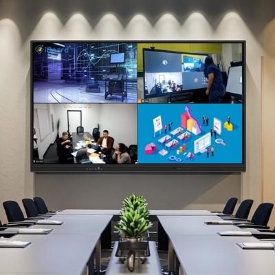 75 pulgadas de pantalla interactiva de panel plano con pantalla táctil con función de inteligencia artificial actualizada para educación inteligente