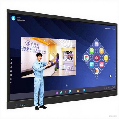 Precio de fábrica 4k 85 pulgadas Pantalla táctil Software multilingüe Pizarra inteligente LCD Android Pizarra interactiva para la escuela