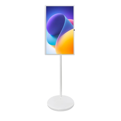 Quiosco con pantalla táctil infrarroja de 32 pulgadas, giratorio, móvil, Android, altavoz, cámara, monitor de TV incorporado para el hogar, la escuela, la oficina y yo