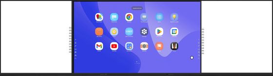 IBoard Factory Android 14 8+128G Win 11 Dual System Interactive Flat Panel IR 20 Touch Supported With Screen Share Interactive Whiteboard With Marker Pen Chalk Writing Side Board For School Education