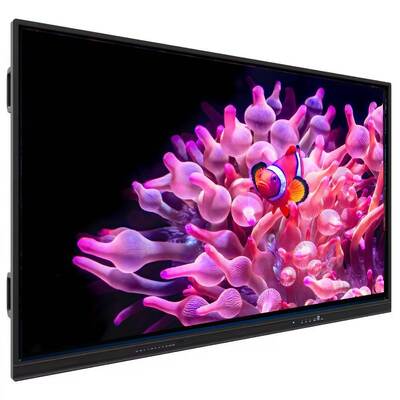 Pizarra interactiva plana inteligente de 75 pulgadas con resolución 4K y 40 puntos táctiles para uso en el aula