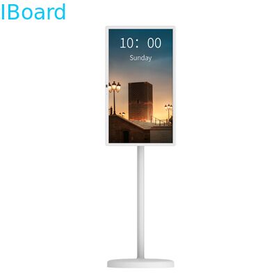 Televisor inteligente portátil con pantalla táctil de 32 pulgadas, cámara incorporada y batería de 15000 mAh