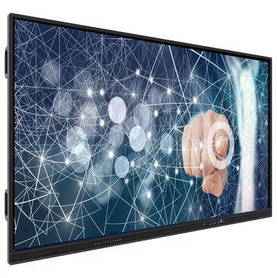 Panel plano interactivo inteligente 4K de 20 puntos táctiles Android para aulas y conferencias