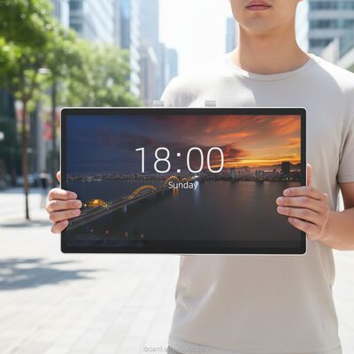 Escáner de código QR Construido en pantalla táctil Estilo de moda con una relación de contraste de 4000 a 1 Diseñado para la interacción del cliente