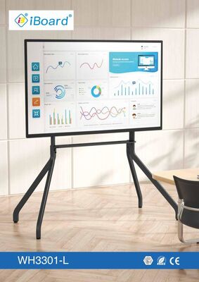 Pizarra Interactiva Todo en Uno de Vidrio Templado AG con Sistema Dual Android y Windows Integrado y 2 Altavoces Incorporados de 15W para Colaboración en Equipo