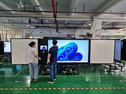 110 pulgadas Interconectado Blackboard Smart Whiteboard Interactivo panel plano de pantalla todo en uno