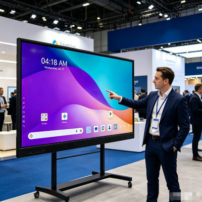 Google EDLA certificado Android 16 Interactivo Flat Panel Displays 65/75/86/98 pulgadas desde el iBoard