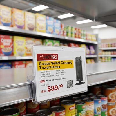 Smart office Super Market E-Ink Display Price Tag 4 Color Electronic Shelf Label