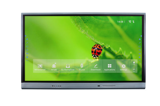 monitor interactivo de la pantalla táctil 32G, el panel elegante del tablero 8ms