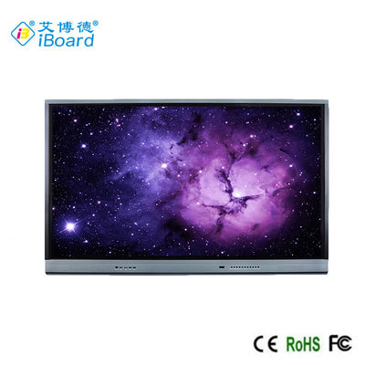 86 pulgadas de panel plano interactivo de aluminio montado en la pared, Android 13, 4 + 32G, 3840 x 2160