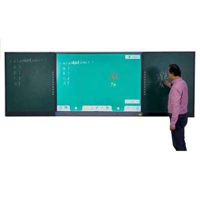 75 86 pulgadas Equipo educativo 4K Pantalla táctil Mejor tablero inteligente Interconectado LCD Tablero negro inteligente