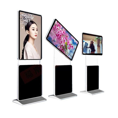 Quiosco de pantalla táctil UHD de pie de 3840x2160 con pantalla táctil de 6 puntos y marco de aleación de aluminio