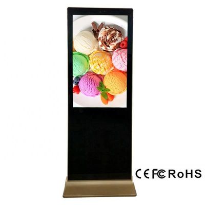 Exhibición interactiva 3840x2160 de aluminio Android de la señalización del tacto multi del LCD del tamaño del OEM