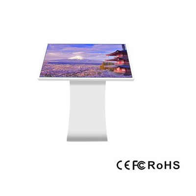 El tacto 10 señala del LED de la pantalla táctil del quiosco del soporte la señalización interactiva de Digitaces del negocio solamente