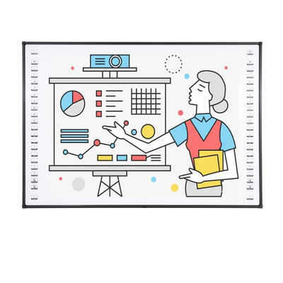 CE pulgadas nana de cerámica interactiva del OEM Whiteboard de 84 pulgadas 78~120