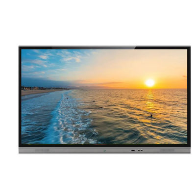 El panel interactivo 86 pulgadas llevó el tacto infrarrojo del marco 4K 350cd/m² de la aleación de aluminio del tablero elegante