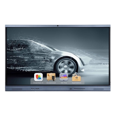 Pantalla plana interactiva del Mic 4K de la cámara de Android 3+32G 75 pulgadas para la educación escolar