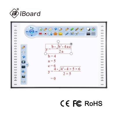 Tacto multi Whiteboard interactivo infrarrojo ratio 4/3 de la exhibición de 85 pulgadas