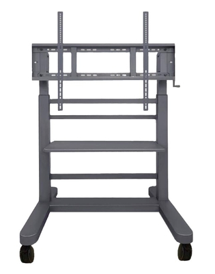 Soporte de pizarra interactiva de aleación de aluminio Soporte móvil para TV Resistente a terremotos 75 PULGADAS