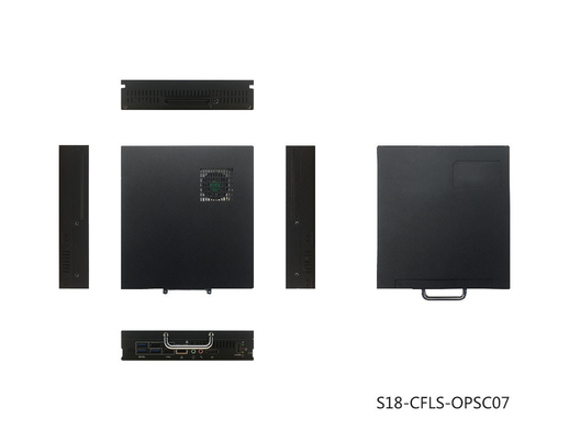 IBoard Panel plano interactivo portátil Negro Mini OPS integrado I7 I5 Generación Intel Core